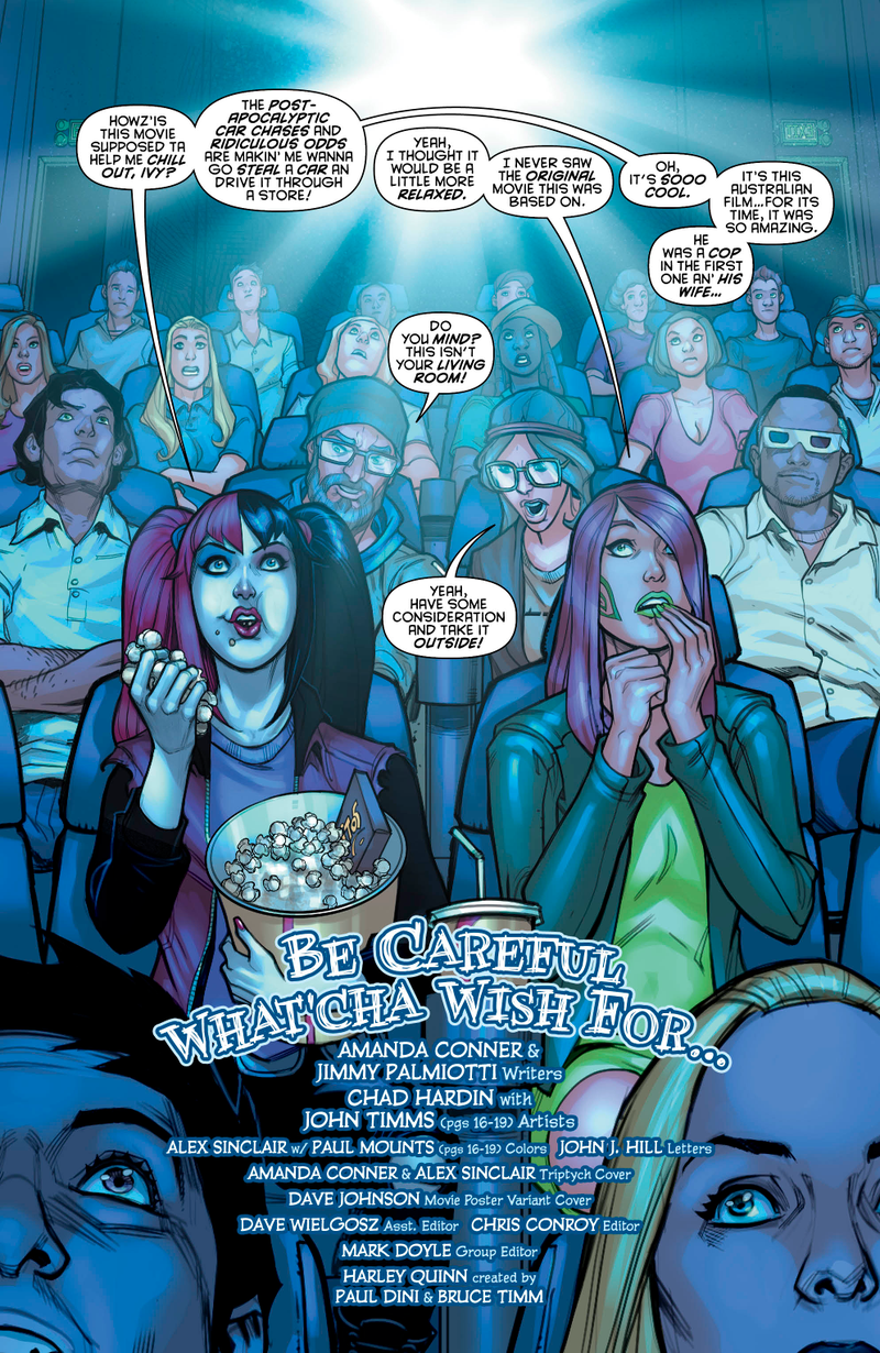 Illustration for article titled Exclusive DC preview: The Gang of Harleys assembles in Harley Quinn #16